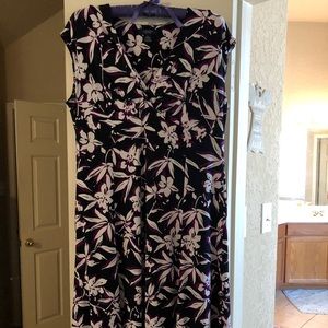 Chaps Cap Sleeve Dress